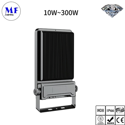 IP66 IK08 LED Flood Light Projector with Sensor CCT Power Adjustable 30W-300W for Outdoor