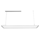 50W 60W Dimmable Ceiling Hanging Indoor Office Light Mirror Transparent LED Pendent Panel Light With Black White Silver