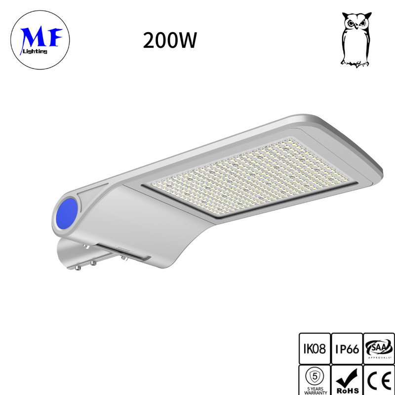 Robust Weather Resistant IP66 LED Street Light With Photocell 30W-240W For Platform Bus Stop Transit Hub