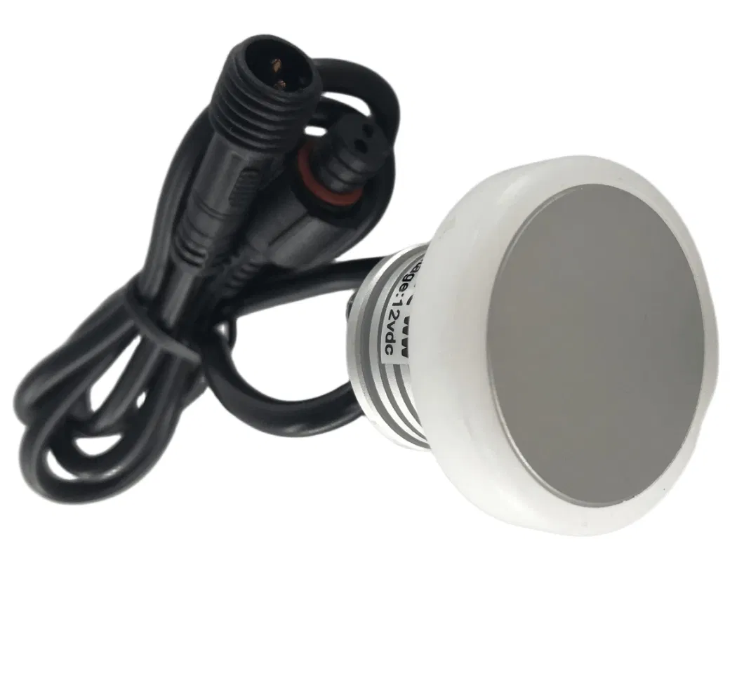 Low Voltage DC12V Input, Soft Lighting, 180° Wide Beam Angle Anti-Glare LED Deck Light Dimmable IP67 12V 24V Recessed Spotlight Wall Floor Deck Corner Light