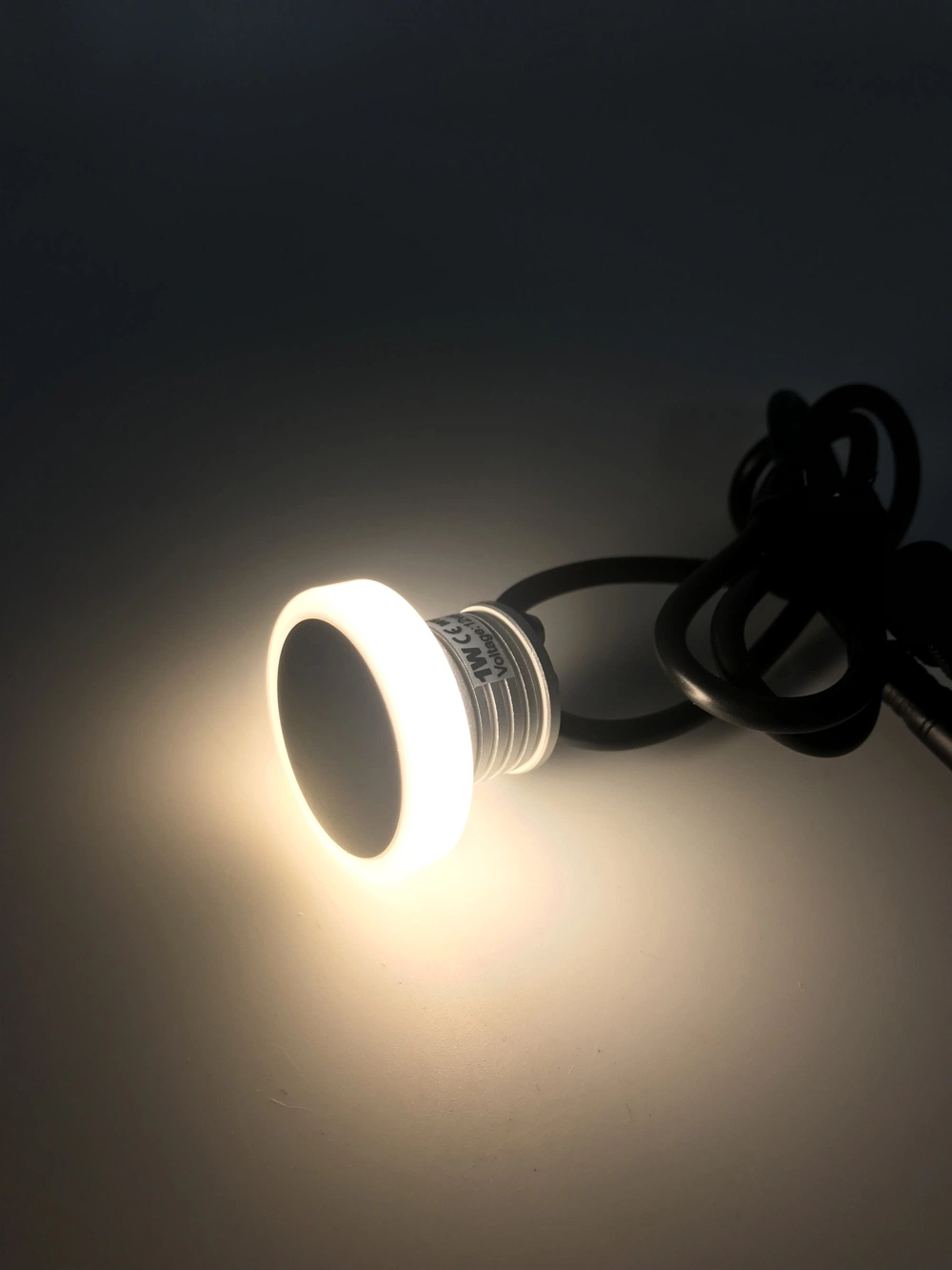 Low Voltage DC12V Input, Soft Lighting, 180° Wide Beam Angle Anti-Glare LED Deck Light Dimmable IP67 12V 24V Recessed Spotlight Wall Floor Deck Corner Light
