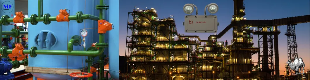 2*5W Emergency Exit Light Explosion Proof Emergency Light for Industrial Zones Mining Areas Chemical Plants Oil and Gas Facilities Hospital 6