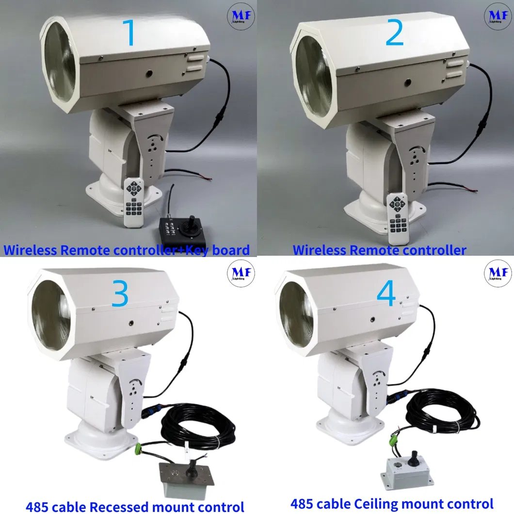 ไฟ LED Spot Search Light 200W 300W IP66 โลหะกันน้ํา กันสนิม 1000m 3000m เรือทะเล เรือ เรือ ระยะไกล การค้นหา การช่วยเหลือ ไฟค้น 13