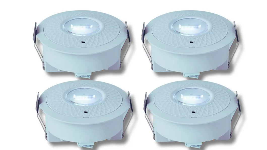 แผนไฟลง LED กลัวกระโดดฉุกเฉิน ไฟป้ายทางออก IP65 แบตเตอรี่สํารอง โรงเรียนสาธารณะ รพ.ขาว 0