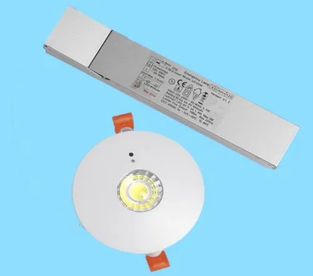 แผนไฟลง LED กลัวกระโดดฉุกเฉิน ไฟป้ายทางออก IP65 แบตเตอรี่สํารอง โรงเรียนสาธารณะ รพ.ขาว 10
