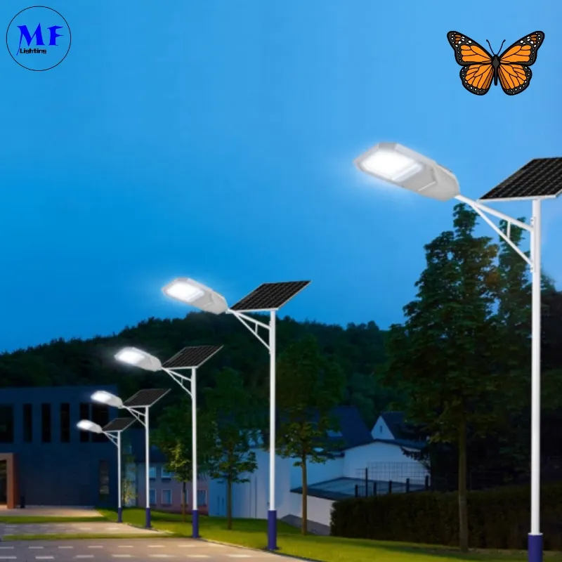 ไฟติดผนังถนนสวนพลังงานแสงอาทิตย์ LED อะลูมิเนียม กันน้ำ 200W IP65 Ik08 ขนาดกะทัดรัด ทางเดินสวนสาธารณะ ทางเท้า ทางหลวง 2