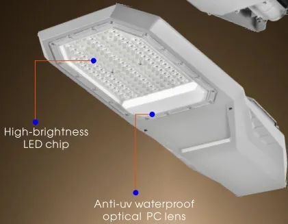 ไฟติดผนังถนนสวนพลังงานแสงอาทิตย์ LED อะลูมิเนียม กันน้ำ 200W IP65 Ik08 ขนาดกะทัดรัด ทางเดินสวนสาธารณะ ทางเท้า ทางหลวง 4