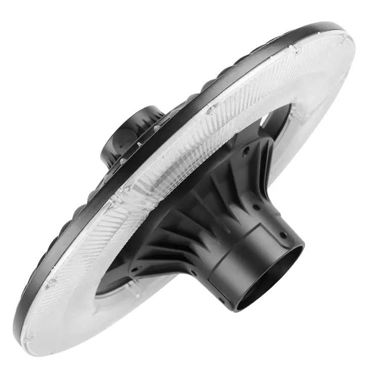 ไฟสวน LED ปรับได้ 150W IP65 กันน้ำในตัว 130lm/W ทรงกลม สีดำ ลานจอดรถ สวนสาธารณะ เสาไฟ 4