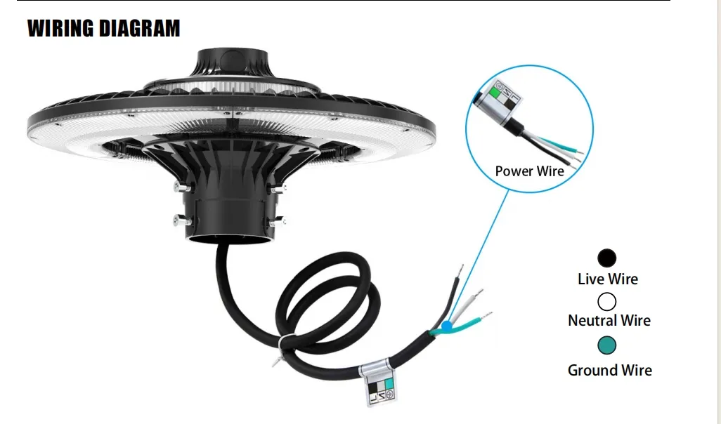 ประหยัดพลังงาน LED สวน Post Light Pole Area Light 140lm/W Smart-Tuning 200W สําหรับทางหลวง พื้นที่พักผ่อน สนามกีฬา สนามน้ํา 6