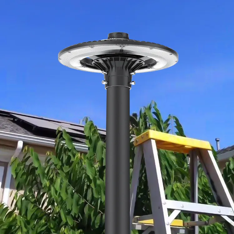 ประหยัดพลังงาน LED สวน Post Light Pole Area Light 140lm/W Smart-Tuning 200W สําหรับทางหลวง พื้นที่พักผ่อน สนามกีฬา สนามน้ํา 14