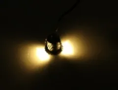 ไฟขั้นบันได LED สีเงิน 3W 12V IP65 ทางเดิน ทางเท้า สี่เหลี่ยม สวน 2