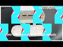 IP65 ไฟเชิงเส้น LED Triproof หรี่แสงได้สำหรับโรงงานอาหาร