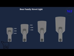 ขั้วต่อ NEMA 165lm / w ไฟถนน LED IP66 IK08 กันน้ำ