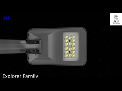 ไฟถนน LED ทางเท้าสวน IP66 กันน้ำ Ik08 ทนต่อสภาพอากาศ 25W 50W 75W 100W