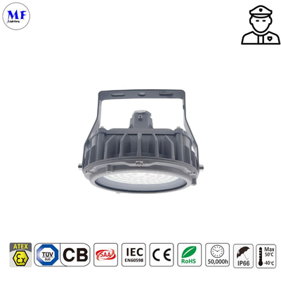LED Explosion Proof Light Atex Certified High Bay Area Hanging Wall Mounted Zone 1 Zone 2 LNG Gas Station Oil Industry