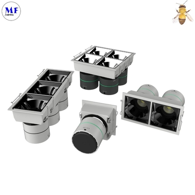 Recessed Downlight Interior Lighting LED Ceiling Grill Down Light With Reflector 7W 12W 20W 2inch 3inch 4inch IP40