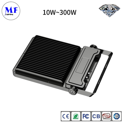 IP66 10-300W Adjustable Aluminum High Power LED Flood Light For With Isolated Waterproo Outdoor Spaces Sports Facilities