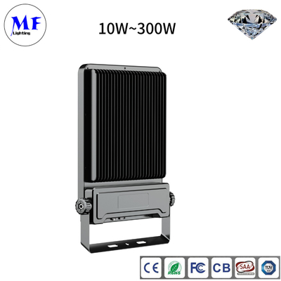 IP66 10-300W Adjustable Aluminum High Power LED Flood Light For With Isolated Waterproo Outdoor Spaces Sports Facilities