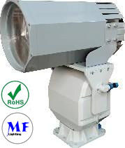 3000M Irradiation Distance LED Marine Search Light With 160W IP66 Protection