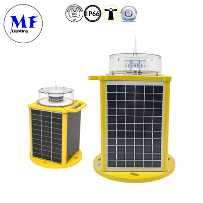 Solar Power LED Warning Waterproof Aircraft Warning Light Aviation Obstruction Light Flashing Navigation