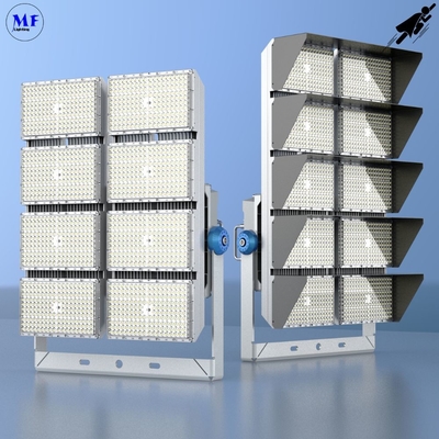 1200W IP66 LED Stadium Flood Light IK10 Beam Angle 15° /45° Die-Casting Aluminum For Tennis Court and Swimming Pool