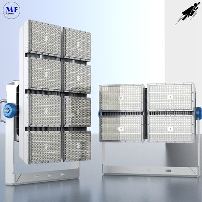 1200W IP66 LED Stadium Flood Light IK10 Beam Angle 15° /45° Die-Casting Aluminum For Tennis Court and Swimming Pool