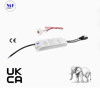 Backup Battery Kit Ballast Power Emergency Driver Panic Light Plastic Lead Acid White 3W 8W