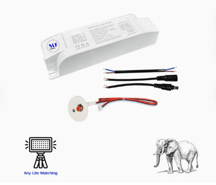 Backup Battery Kit Ballast Power Emergency Driver Panic Light Plastic Lead Acid White 3W 8W