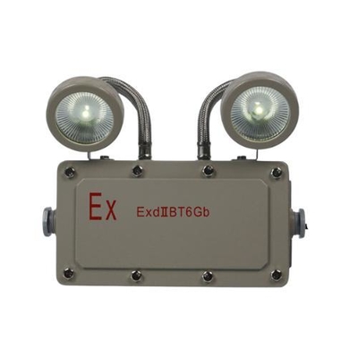 110lm/W 90° IP66 6000K Grey Aluminum Emergency Light for Industry