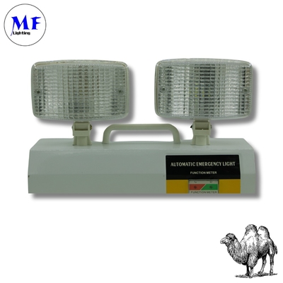 10W Twin Head Emergency Light For Subway Train Station Shopping Mall