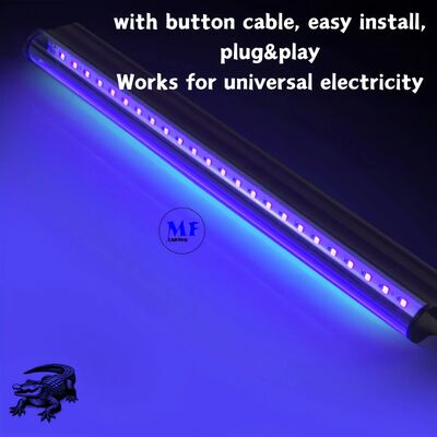 Factory Price IP43 6W 85 265V AC 5V DC LED SMD2835 PC Aluminium Ultraviolet Lamp for 3D Resin Curing Glow Filament Gel Nail Curing Pet Urine Detector