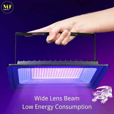 IP66 Waterproof 395nm UVA 150W Ultra-Thin Adjustable Silent Efficient Heat Dissipation Entertainment UV Party Light for Paint Printing Nail