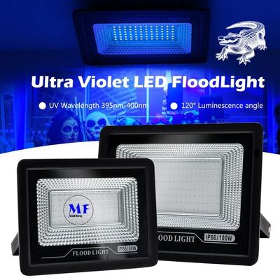 Factory PC Alu. Hangable 100W IP66 Ultra-Violet Ray Food Industry 100lm/W Gel Nail Curing Solidify Resin Paint Printing LED UV Light