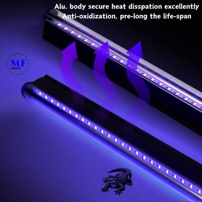 Factory Price PC Aluminum 6W 25W UV Curing Lamp T5 Tube Light for KTV Discos Bars Concerts Party Stages Fluorescent Effects Fluorescent Detection