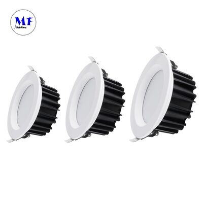 Factory Price Die-Cast Aluminum 40W SMD Ceiling Recessed Downlight Ugr<19 Anti-Glare Triac 0-10V Dali-2 Dali Dt8 Tuya Zigbee Dimmable Down Light