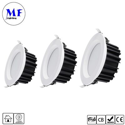 5W 100lm/W Spot Downlight CRI90 Wide Beam angle 120° Triac /0-10V/Dali-2/TUYA Zigbee Dimmable Recessed Anti-glare SMD LED Down light for Commercial and Residential Places