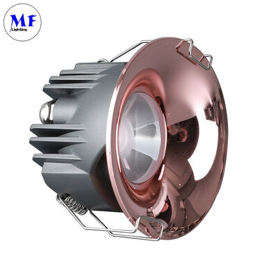 Commercial IP65 LED Downlight 100lm/W CRI80/90 AC100-277V Dali-2 Triac 0-10V Dimmable Multi-Color Reflector Recessed Down Light