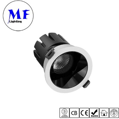 Anti-Glare Ultra-Low UGR<3 Tiltable Recessed Down Light LED Ceiling Spot Downlight 7W 10W 15W 20W 25W Power Dimmable DIP 5CCT Adjustable