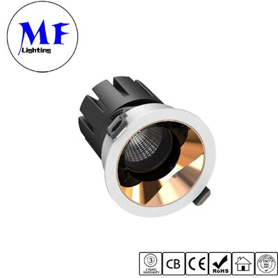 Anti-Glare Ultra-Low UGR<3 Tiltable Recessed Down Light LED Ceiling Spot Downlight 7W 10W 15W 20W 25W Power Dimmable DIP 5CCT Adjustable