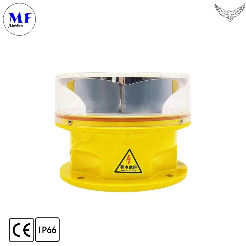 360 ° Type A IP66 Aviation Obstruction Light Waterproof Rescue Lamp For High Chimney
