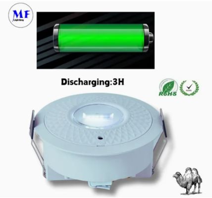 แผนไฟลง LED กลัวกระโดดฉุกเฉิน ไฟป้ายทางออก IP65 แบตเตอรี่สํารอง โรงเรียนสาธารณะ รพ.ขาว