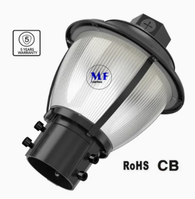 ไฟสวน LED ปรับปรับกันกระแทก IP65 48/64/80W กันน้ํา 130lm/W ใบโฟร์ สีดําและสีขาว หญ้า