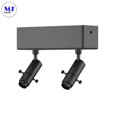 ไฟสปอร์ตไลท์ LED แบบซูมได้ 2700K-4000K สำหรับฉายภาพลายเส้นพร้อมความละเอียดสูงพิเศษสำหรับพิพิธภัณฑ์และหอศิลป์
