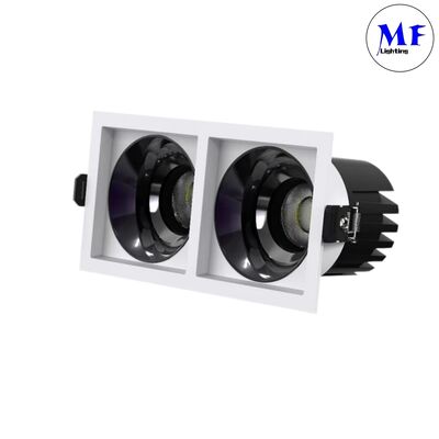 อลูมิเนียม 7W / 10W / 12W / 15W / 14W / 20W / 24W / 30W / 21W / 30W / 36W / 45W 1 2 3 หัวสี่เหลี่ยม ลําดับแสงสมาชิกพลังงาน CCT DALI 0-10V ความเบา IP44 โรงแรม LED ลําดับแสง