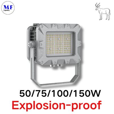 ราคาโรงงาน ATEX IECEx รับรอง Die-casting อลูมิเนียม LED ระเบิดกันระเบิด แสงน้ําท่วมสําหรับน้ํามันก๊าซ LNG โรงงานเคมีเหมืองแร่