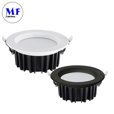 SMD LED Down Light,Anti-Glare 15W Ugr<19, 120° Wide Beam, Triac/0-10V/Dali-2/Tuya Zigbee Dimmable, 100lm/W CRI90, AC200-240V, IP40 สายไฟฟ้าไฟฟ้าไฟฟ้า