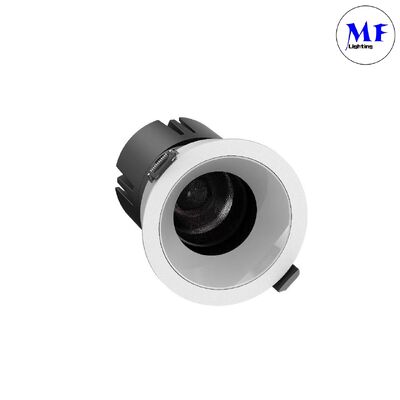 ไฟดาวน์ไลท์ LED สำหรับโรงแรม 7W 10W 12W 15W 25W สำหรับใช้ในอาคาร ความสว่างสูง 110-120LM/W ปรับ CCT ได้ด้วยสวิตช์ DIP ควบคุมแบบ Triac, 0-10V, Dali หรี่แสงได้