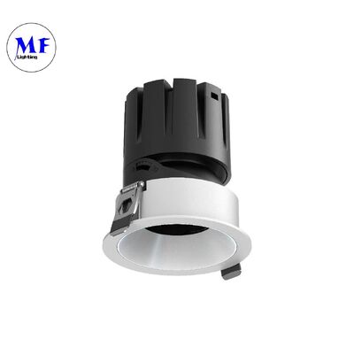 UGR<3 แอนติเบเลอร์ COB LED Spot Downlight 24°/36° มุมรังสี 100LM/W ไฮลูเมนทริค 0-10V DALI-2