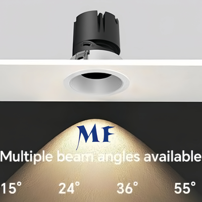 LED Down Light Spotlight รอบ Anti-glare 10W 20W 25W 120lm/W EIK07 ETL Driver 5 CCT Ajust ดาลี ดิม COB